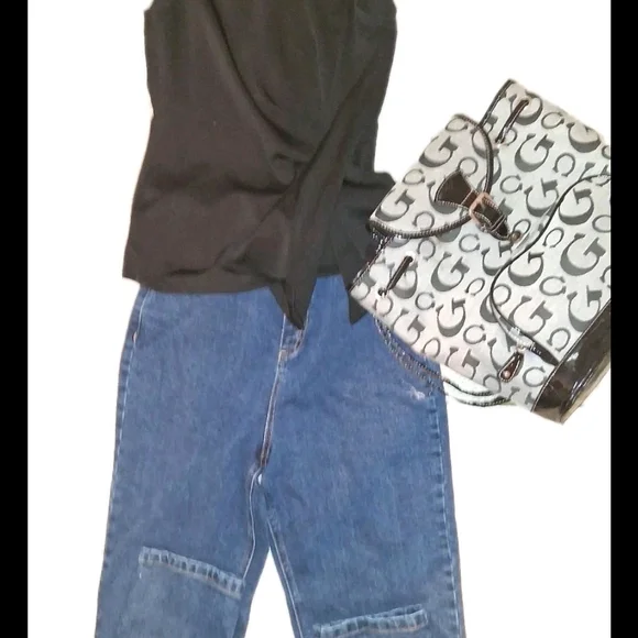 Gray and Black Logo Backpack - Picture 5 of 5